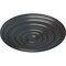 Ekena Millwork Carton Ceiling Medallion (For Canopies up to 2 5/8"), Hand-Painted Pewter, 12 5/8"OD x 1"P CM13CAPES - alternate 3